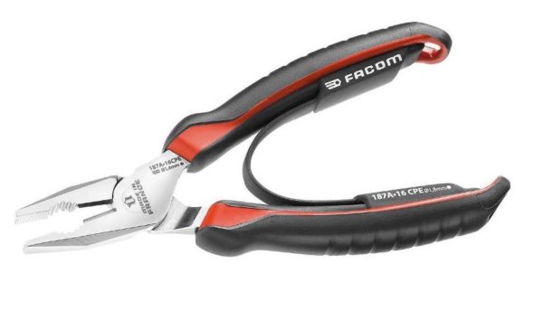 (187A.16CPE) -Engineer's Combination Pliers-165mm (Facom) (3 available at this price)