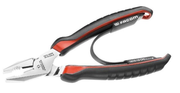 (187A.18CPE) -Engineer's Combination Pliers-180mm (Facom)