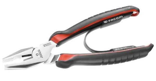 (187A.20CPE) -Engineer's Combination Pliers-200mm (Facom) (2 available at this price)