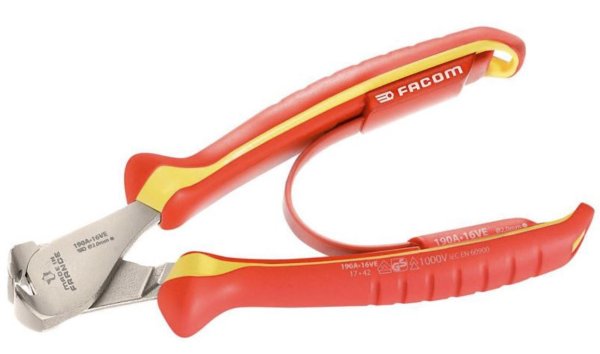 (190A.16VE) -Insulated "End Cutter" Pliers-160mm (2 available)