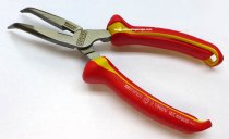 (195A.20VE)-Insulated Half Round Plier w/Angled Tips-200mm (USAG)