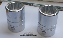 (K.1P1/4B)-3/4" Drive 12pt Socket-1 1/4" (USAG)