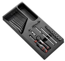 (MOD.R161-26)-1/4" Drive Metric Tool Module w/R.161B (36pc)