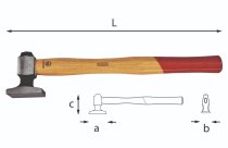 (862D.60)-Autobody-Flat Dresser Hammer (USAG)
