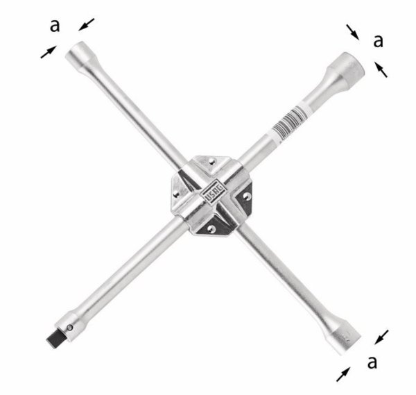 (77A.T02)-Wheel Lug Cross Brace (1/2" sq + 17/19/21mm) (USAG)