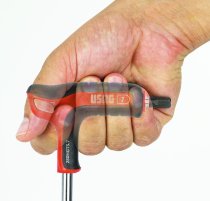 (84HGTS.6)-Heavy Duty Soft Grip P-Handle Hex w/Spherical Tip-6mm