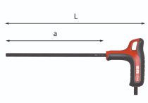 (84TZA.5/16)-Soft Grip P-Handle Hex Key-5/16" (USAG)