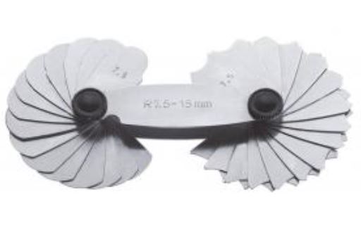 (DELA.1786.00) - Radius Gauge (34 blades)(1.0-7.0mm)