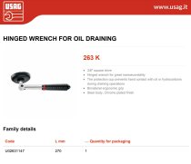 (D.48)-Oil Drain Plug Wrench (USAG)