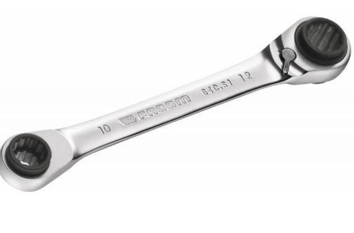 (64C.S3)-Quatro Ratcheting Box Wrench (12/13/14/15mm)