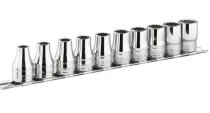 (J.40U) -3/8" Drive 12pt Fractional Socket Set-8pc (1/4>11/16")