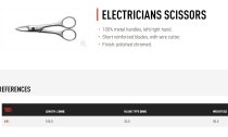 (841) - Electrician's Scissors-6" (Facom)