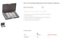 (AEX.J2) -Microtech 8pc Torx Screwdriver Set (T5>T20)(USAG)