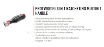(ATCL.2A8)-Protwist Multi-Blade 3 in 1 Screwdriver w/Case (USAG)