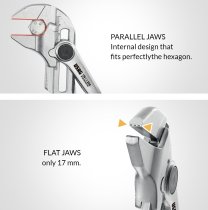(PWF250G)-Adjustable Slip-Joint Plier Wrench w/PVC Grip (250mm)