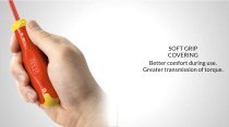 (AT2.5x50VE)-Insulated Slotted Screwdriver-2.5x50mm (2G) (USAG)