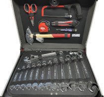 (002 JMP-blem) - 174pc Maintenance Tool Case Set (Fractional) (USAG) (Freight)