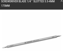 (ATMZ.S3,5-4)-Reversible Screwdriver blade-Slotted (3.5x4mm)(US