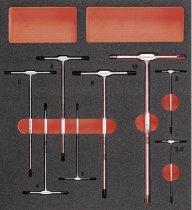 (MODM.84TCJ8)-8pc T-Handle Hex Key Module Set (2>10mm)(USAG)