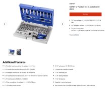 (E030707)(R.420MUE) - Expert/Facom 1/4" Drive Metric/Fractional Tool Set (73pc) (2 left at this price)