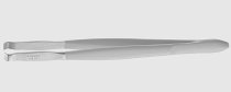 PVC sheath tweezers model for picking components - perpendicular shank (France) (3 left at this price)