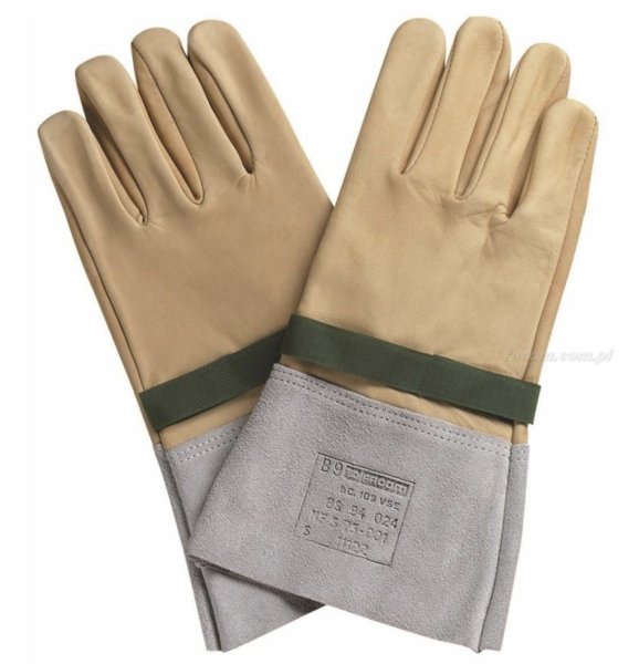 (BC.109VSE) -Safety Overgloves (Silicone Coated Leather) (size 9)