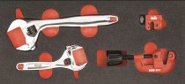 (MODM.PIPE)-4pc Plumbing Tool Set (pipe cutters & adjustable wrenches) (USAG) (2 available)
