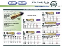 Wiha Dura Power Bit - #1x50mm (Phillips) (Carbide Coated) (made in Germany) (4 available)