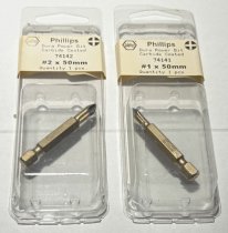 Wiha Dura Power Bit - #1x50mm (Phillips) (Carbide Coated) (made in Germany) (4 available)