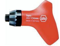 (28200) Classic Wiha Topra Ratcheting Handle for 6mm Blades (made in Germany) (2 available)