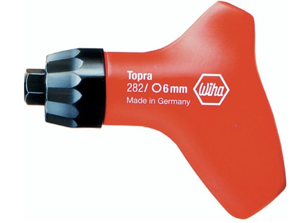 (28200) Classic Wiha Topra Ratcheting Handle for 6mm Blades (made in Germany) (2 available)