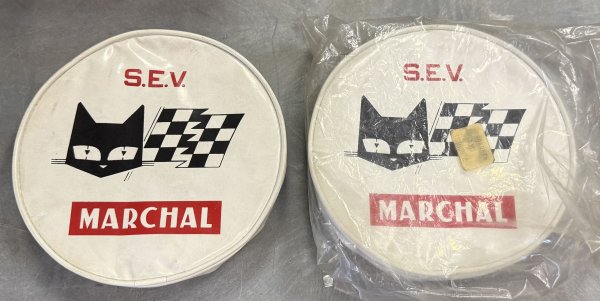 (CIB-Marchal SC8) Marchal 8" Auxiliary Light Protective Cover Set ("soft" covers) (1 set available)