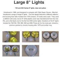 (CIB-Marchal SC8) Marchal 8" Auxiliary Light Protective Cover Set ("soft" covers) (1 set available)