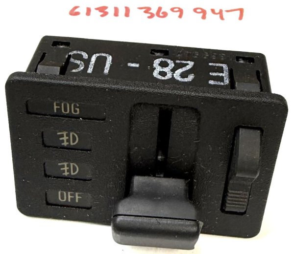 (61311369947) - Fog Light Switch-528e/533i/524td (9/83-9/84) (Genuine) (1 available)