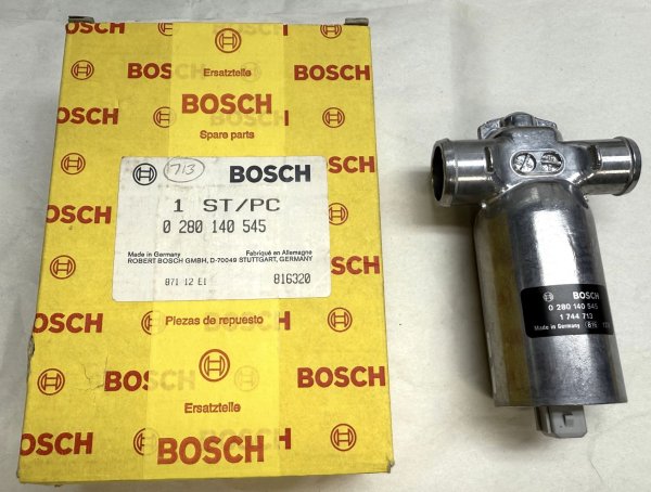 (13411744713)-Idle Control Valve - 3 series (92-06, E36 & E46), 525i (92-07), 528i (97-00), 530i (01-05) (Bosch)(1 available)