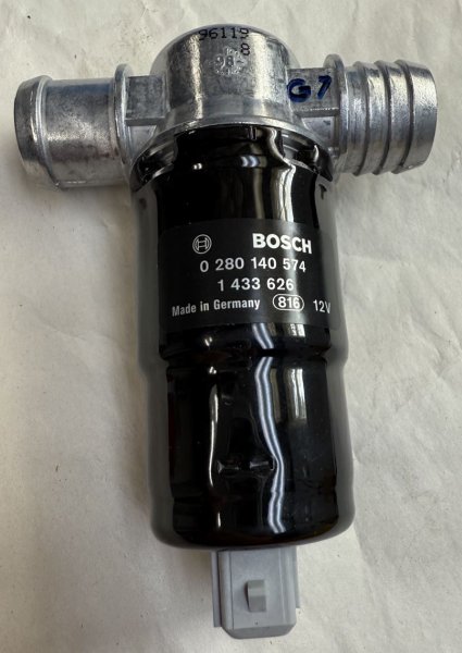 (13411433626)-Idle Control Valve-325i (11/88-91), 525i (11/88-92) (alt-13411726209) (Bosch/Orig BMW) (1 available)