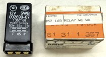 (61311357168)-Wiper Relay-1600/2002/2002tii (-74), 2800/3.0cs (-74) (Genuine BMW) (1 available)