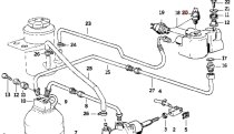 (34331150922)-Brake Pressure Switch (Top of DS Regulator) - E28, E23, E24, E31, 750i (88-94) (ATE brand=original BMW) (3 available)