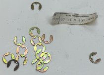 (07119932842)-Hood Roller C-clip - 1600/2002/2002tii (Genuine BMW) (15 available)