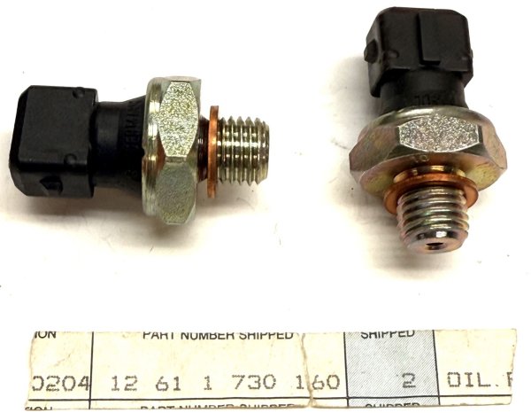 (12618611273)-Oil Pressure Sending Switch-most BMW 84-on (alt-12611730160) (Genuine BMW) (2 available)