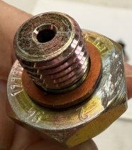 (12611277642)-Oil Pressure Switch-318i (84-85) (free 2nd switch-see details) (Genuine BMW) (1 available)