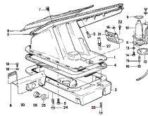 (07119912364)-Hex Bolt with Washer - M6x85 (M3 oil pan) (Genuine BMW) (2 available)