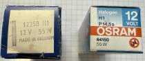 (H1-55w)-Halogen Bulb (H-1, 55w) (Osram) (Philips 12311) (2 available)