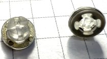 (51141852899)-Grommet (mini) -for BMW Emblems & Insignias (white/clear) (Genuine BMW)