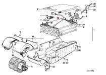 (64511386920)-A/C Evaporator Temperature Sensor Probe - E30 (9/88-91), E28 (all), E24 (9/82-9/88) (alt-64511377476) (Genuine BMW) (2 availaable)