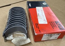 (11241258431)-Rod Bearing Set-6cyl (M30 engine, 68-93) (+.50) (Glyco/Germany) (1 set available)