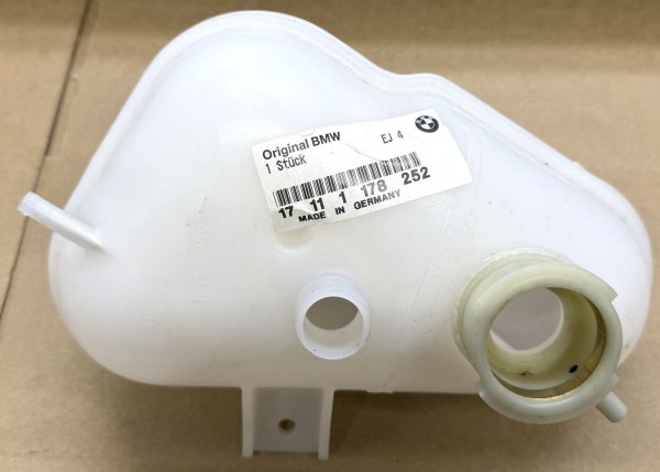 (17111178252)-Expansion Tank-524td (85-86), 533i/535i (83-88) (Genuine BMW) (1 available)