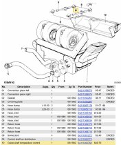 (64111360788)-Guide Shaft for Temperature Control-630/633 (77-82) (Genuine BMW) (1 available)