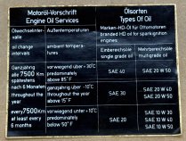 (Decal/Sticker-O)-BMW Engine Oil Services decal (1 available)