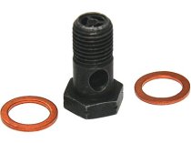 (32416781261)-Banjo Bolt with Check Valve (for Power Steering) - E46, E39, E60/E61, E63/E64 (Genuine BMW) (2 available)